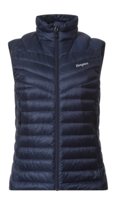Bodywarmer Bergans Women Rabot Light Down Vest Navy Blue