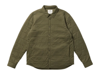 Jacket Snow Peak Unisex Flexible Insulated Shirt Olive 1 Jacket Snow Peak Unisex Flexible Insulated Shirt Olive
