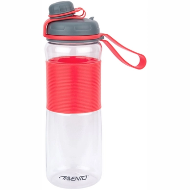 Waterfles Avento Twisted 0,6L Roze Grijs Transparant 1 Waterfles Avento Twisted 0,6L Roze Grijs Transparant