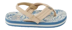 Sandaal Reef Kids Little Ahi Blue Tan Palm