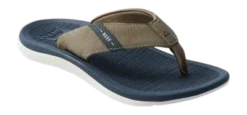Slipper Reef Kids Santa Ana Navy Khaki