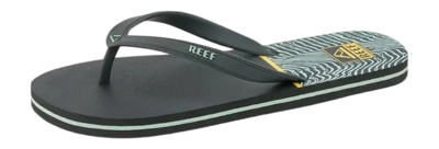 Slipper Reef Kids Switchfoot Print Black Yellow Swell 3 Slipper Reef Kids Switchfoot Print Black Yellow Swell - Afbeelding 3