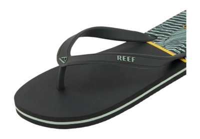 Slipper Reef Kids Switchfoot Print Black Yellow Swell 6 Slipper Reef Kids Switchfoot Print Black Yellow Swell - Afbeelding 6
