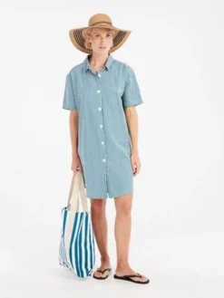 Jurk Protest Women Prtchava Surfing Blue 14 Jurk Protest Women Prtchava Surfing Blue -Outdoor Supply-NL 22849766 24651001341modelfront full01