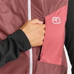 Bodywarmer Ortovox Women Windbreaker Vest Petrol Blue -Outdoor Supply-NL 23101673 60012 34701 windbreakervestwmountainrose d 01 media 9a2dd926 query2x