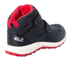 Wandelschoen Jack Wolfskin Kids Woodland Texapore Mid VC Dark Blue Pink 8 Wandelschoen Jack Wolfskin Kids Woodland Texapore Mid VC Dark Blue Pink -Outdoor Supply-NL 3 4052591120703 f350 woodland texapore mid vc k dark blue pink 8 no bg