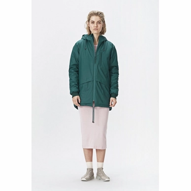 Regenjas RAINS N3 Parka Dark Teal 3 Regenjas RAINS N3 Parka Dark Teal - Afbeelding 3