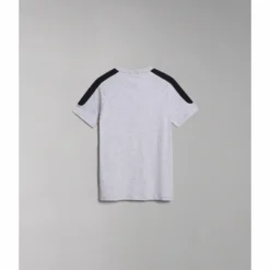 T-Shirt Napapijri Kids S-Pinta Light Grey Melange -Outdoor Supply-NL 3 NA4H2Y795 ALT14