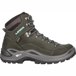 Wandelschoen Lowa Women Renegade GTX Mid S Asphalt Turquoise