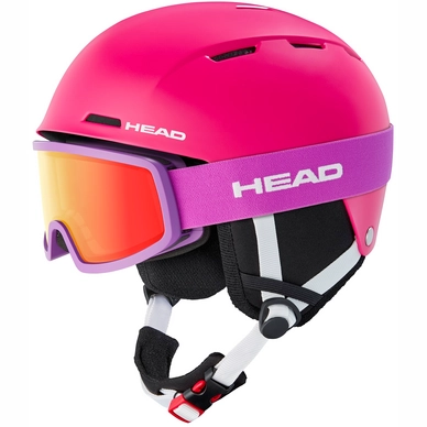 Skihelm HEAD Kids Taylor Pink 2 Skihelm HEAD Kids Taylor Pink - Afbeelding 2