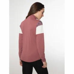 Skipully Protest Women Yingsa 1/4 Zip Top Petal Pink 9 Skipully Protest Women Yingsa 1/4 Zip Top Petal Pink -Outdoor Supply-NL 3611412 816 model back half 01
