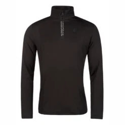 Skipully Protest Men Willowy 1/4 Zip Top True Black