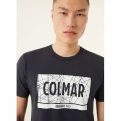 T-Shirt Colmar Men 7584 Navy Blue White -Outdoor Supply-NL 4 7584 6SH blauw 1