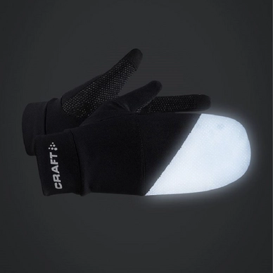 Handschoen Craft Unisex Adv Lumen Hybrid Glove Zwart 4 Handschoen Craft Unisex Adv Lumen Hybrid Glove Zwart - Afbeelding 4