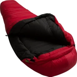 Slaapzak Lowland K2 Expedition Red -Outdoor Supply-NL 4 sizedk2 rood geopend