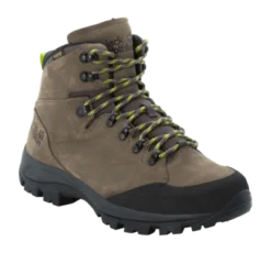 Jack Wolfskin Wandelschoen Jack Woflskin Men Rebellion Texapore Mid Khaki Phantom