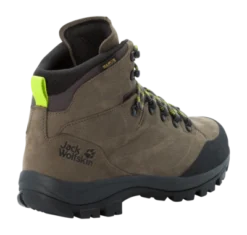 Jack Wolfskin Wandelschoen Jack Woflskin Men Rebellion Texapore Mid Khaki Phantom -Outdoor Supply-NL 405117142872 no bg
