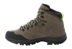 Jack Wolfskin Wandelschoen Jack Woflskin Men Rebellion Texapore Mid Khaki Phantom -Outdoor Supply-NL 405117142873 no bg