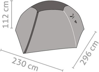 Tent Salewa Latitude II Cactus Grey 3 Tent Salewa Latitude II Cactus Grey - Afbeelding 3