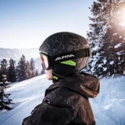 Skihelm Alpina Junior Pizi Black Green Camo Matt -Outdoor Supply-NL 5 9246131 5