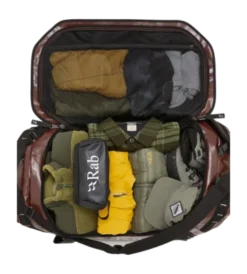 Reistas Rab Expedition Kitbag II 80 Dark Slate -Outdoor Supply-NL 50599131240948 expeditionkitbagii80redclayqap58rcy05 no bg