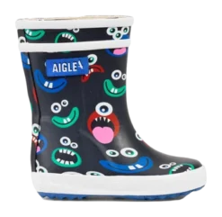 Regenlaars Aigle Kids Baby Flac Monstres