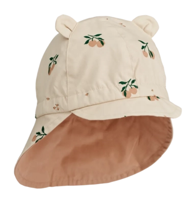 Pet Liewood Gorm Reversible Sun Hat With Ears Peach Seashell Pale Tuscany 3/6 M 1 Pet Liewood Gorm Reversible Sun Hat With Ears Peach Seashell Pale Tuscany 3/6 M