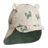 Pet Liewood Gorm Reversible Sun Hat With Ears Crab Sandy Peppermint 6/9 M