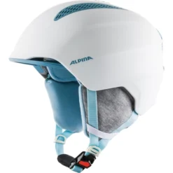Skihelm Alpina Junior Grand White Skyblue