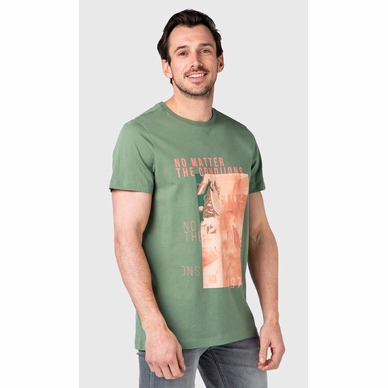 T-Shirt Brunotti Men Tim-Print Vintage Green 22 8 T-Shirt Brunotti Men Tim-Print Vintage Green 22 - Afbeelding 8