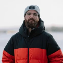 Jas Bergans Unisex Oslo Down Parka Red Sand Black -Outdoor Supply-NL 7560 13752 3