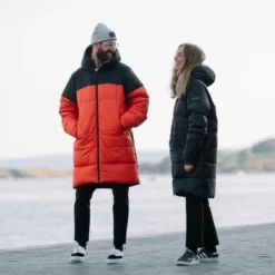 Jas Bergans Unisex Oslo Down Parka Red Sand Black -Outdoor Supply-NL 7560 13752 4