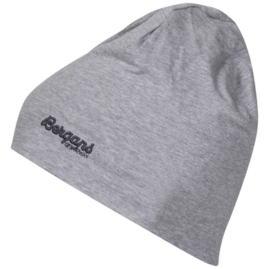 Muts Bergans Youth Cotton Beanie Grey Melange 1 Muts Bergans Youth Cotton Beanie Grey Melange