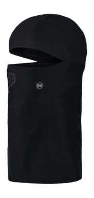 Balaclava Buff Kids Thermonet Hinged Balaclava Solid Black