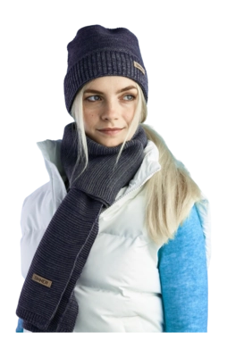 Sjaal Sinner Unisex Brighton Scarf Blue 3 Sjaal Sinner Unisex Brighton Scarf Blue - Afbeelding 3