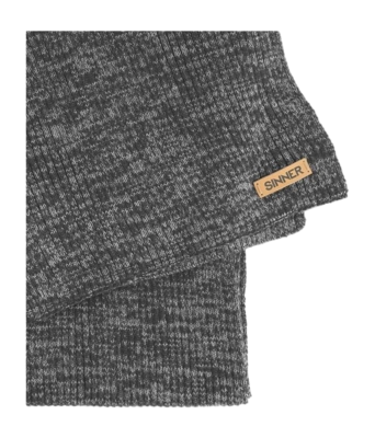 Sjaal Sinner Unisex Monserrate Scarf Melange Dark Grey 2 Sjaal Sinner Unisex Monserrate Scarf Melange Dark Grey - Afbeelding 2