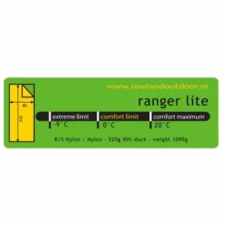 Slaapzak Lowland Ranger Lite Red -Outdoor Supply-NL 8718627781937 2