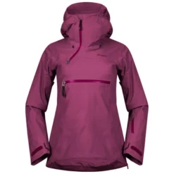 Jas Bergans Women Stranda Ins Hybrid Anorak Beet Red