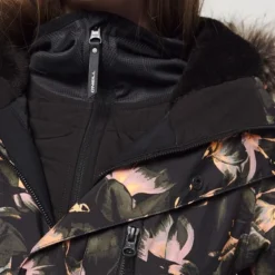 ONeill Ski Jas O'Neill Women Zeolite Jacket Black AOP Yellow -Outdoor Supply-NL 9p5006 9920 model 5