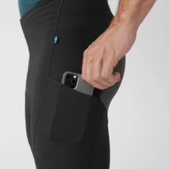 Legging Fjallraven Men Abisko Trekking Tights Pro Black-Iron Grey -Outdoor Supply-NL Abisko Trekking Tights Pro M 84772 550 048 G DETAIL FJR