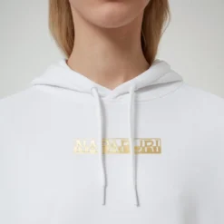 Trui Napapijri Women Bione Hoody Bright White -Outdoor Supply-NL Bionne20White 5