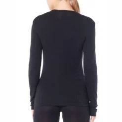 Ondershirt Icebreaker Womens 175 Everyday LS Crewe Black -Outdoor Supply-NL FW18 WOMEN 175 EVERYDAY LS CREWE 104471001 3