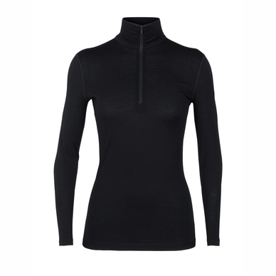 Ondershirt Icebreaker Womens 200 Oasis LS Half Zip Black 1 Ondershirt Icebreaker Womens 200 Oasis LS Half Zip Black