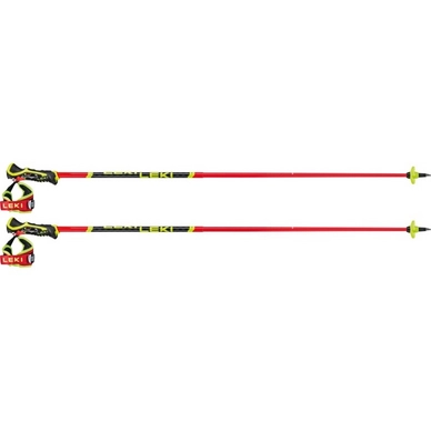 Skistok Leki Venom SL 3D Bright Red Black Neon Yellow 2 Skistok Leki Venom SL 3D Bright Red Black Neon Yellow - Afbeelding 2