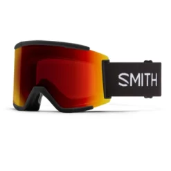 Skibril Smith Squad XL Black / ChromaPop Sun Red Mirror / ChromaPop Storm Yellow Flash