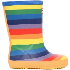 Regenlaars Hunter Original Kids First Classic Classic Rainbow Print