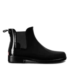 Regenlaars Hunter Women Original Refined Chelsea Gloss Black