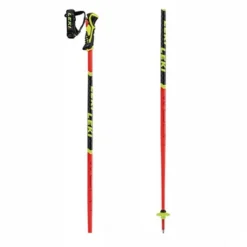 Skistok Leki Kids WCR Lite SL 3D Fluorescent Red Black Neon Yellow