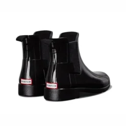 Regenlaars Hunter Women Original Refined Chelsea Gloss Black -Outdoor Supply-NL WFS1017RGL BLK 3