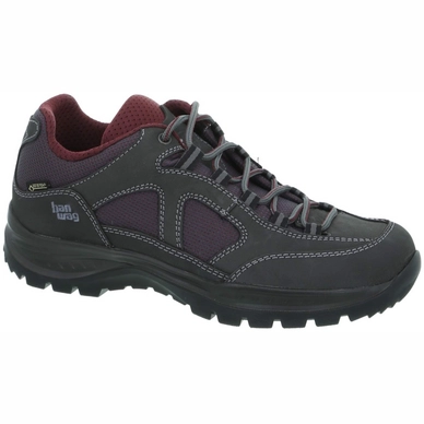 Wandelschoen Hanwag Gritstone II Lady GTX Asphalt Dark Garnet 1 Wandelschoen Hanwag Gritstone II Lady GTX Asphalt Dark Garnet